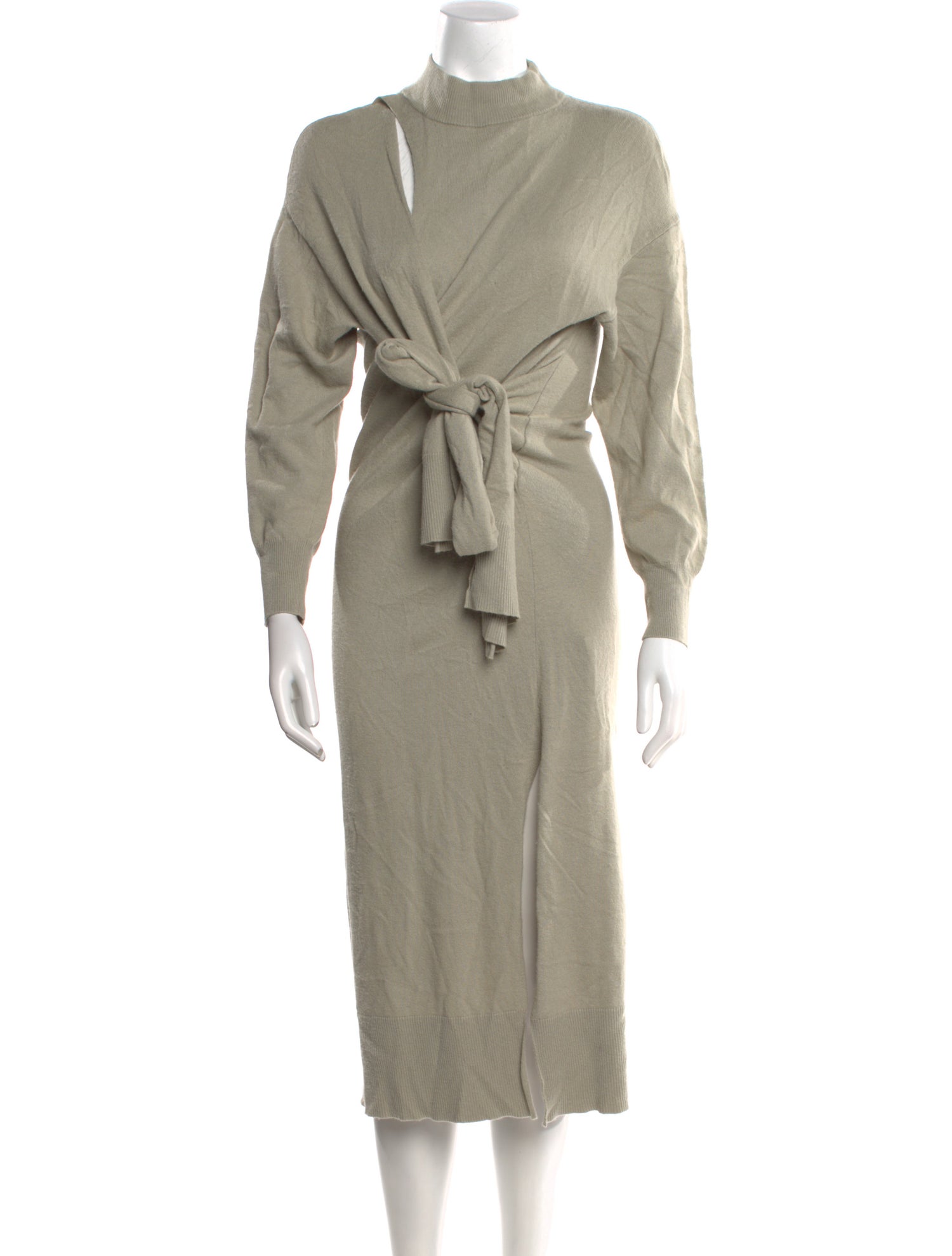 Jonathan Simkhai Mock Neck Midi Length Dress