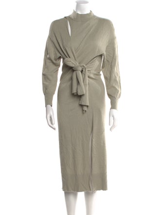 Jonathan Simkhai Mock Neck Midi Length Dress