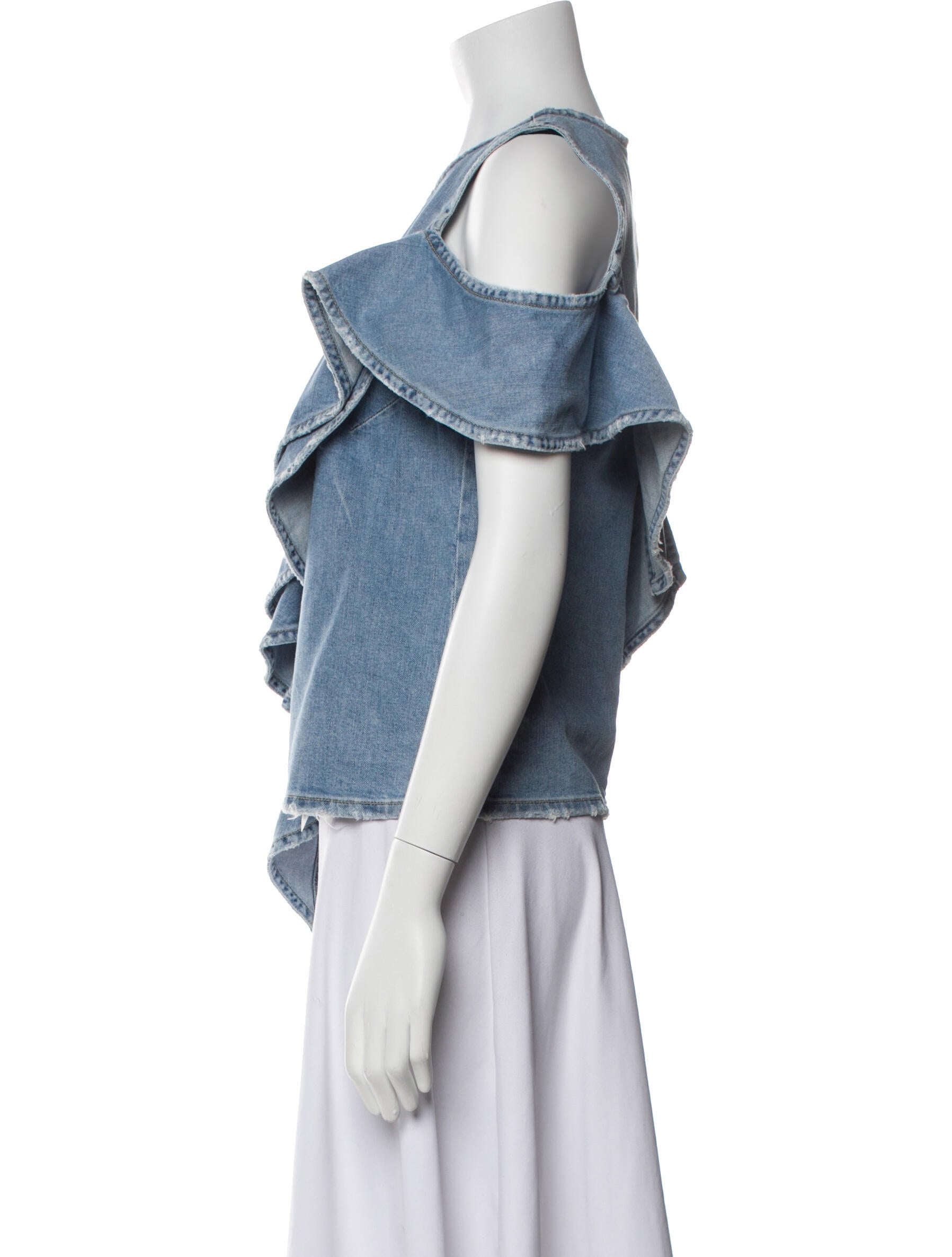 Jonathan Simkhai Scoop Neck Short Sleeve Top