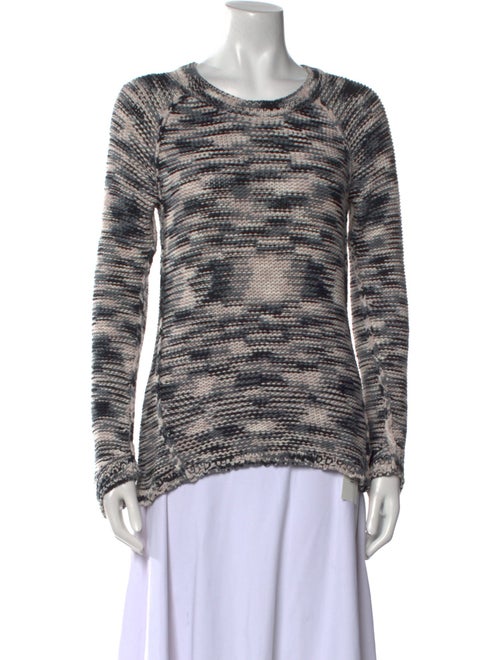 Jonathan Simkhai Printed Scoop Neck Sweater
