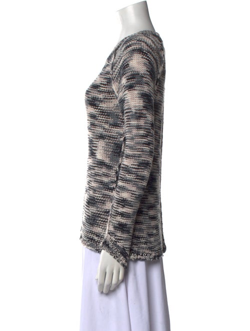 Jonathan Simkhai Printed Scoop Neck Sweater