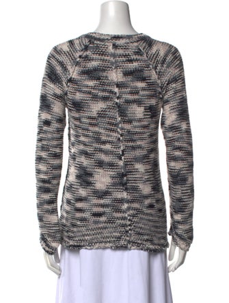 Jonathan Simkhai Printed Scoop Neck Sweater