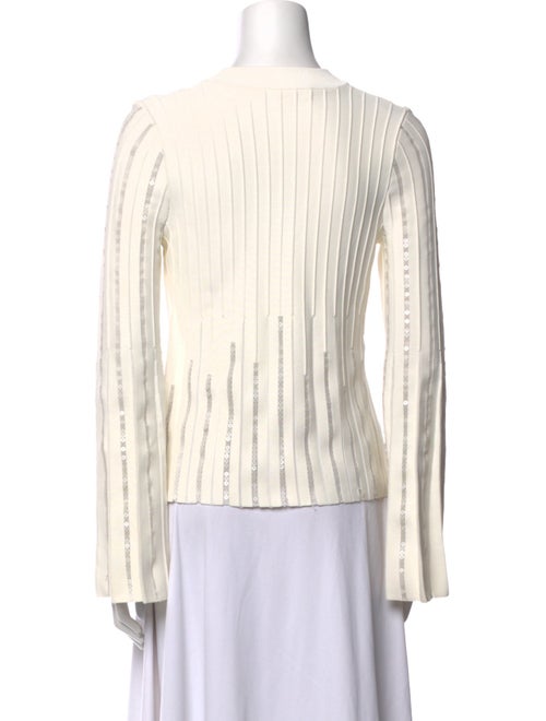 Jonathan Simkhai V-Neck Long Sleeve Blouse