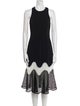 Jonathan Simkhai Crew Neck Midi Length Dress