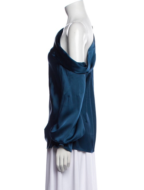 Jonathan Simkhai Asymmetrical Long Sleeve Blouse