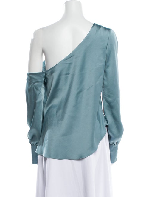 Jonathan Simkhai One-Shoulder Long Sleeve Blouse