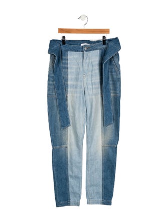 Jonathan Simkhai Mid-Rise Straight Leg Jeans