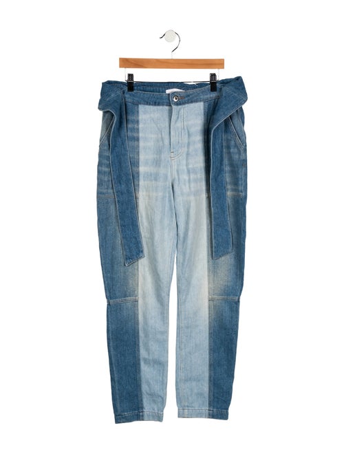 Jonathan Simkhai Mid-Rise Straight Leg Jeans