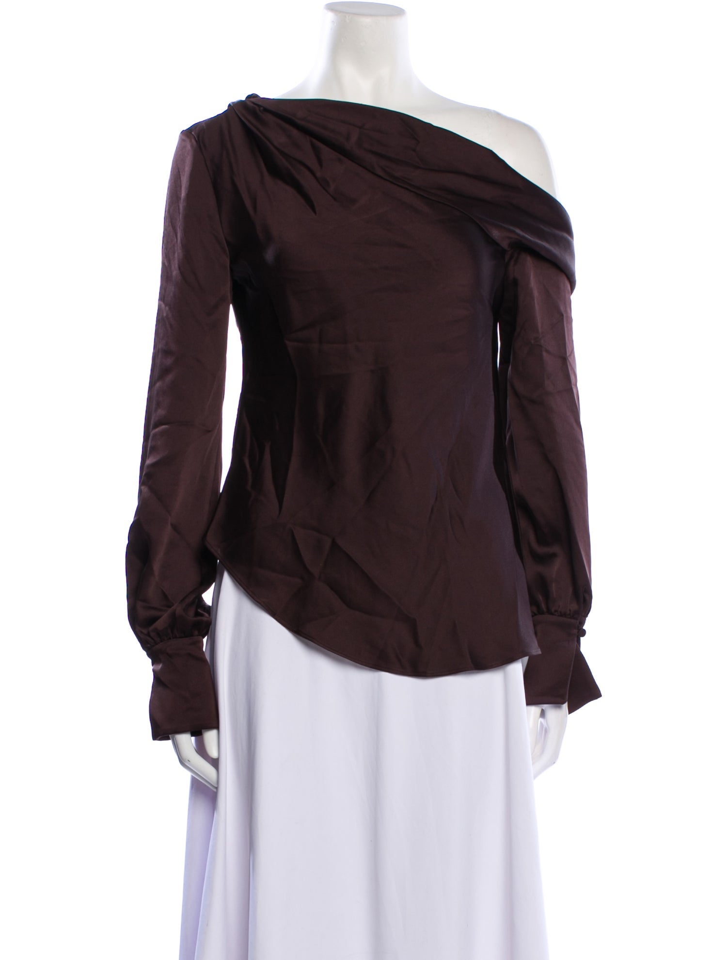 Jonathan Simkhai Off-The-Shoulder Long Sleeve Blouse