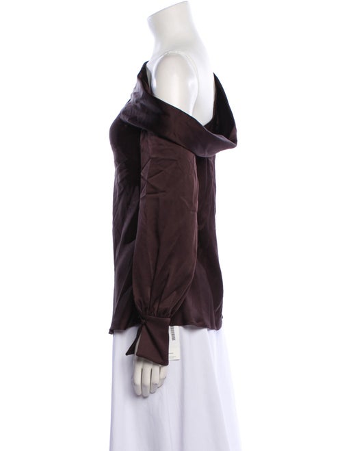 Jonathan Simkhai Off-The-Shoulder Long Sleeve Blouse