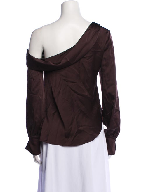 Jonathan Simkhai Off-The-Shoulder Long Sleeve Blouse