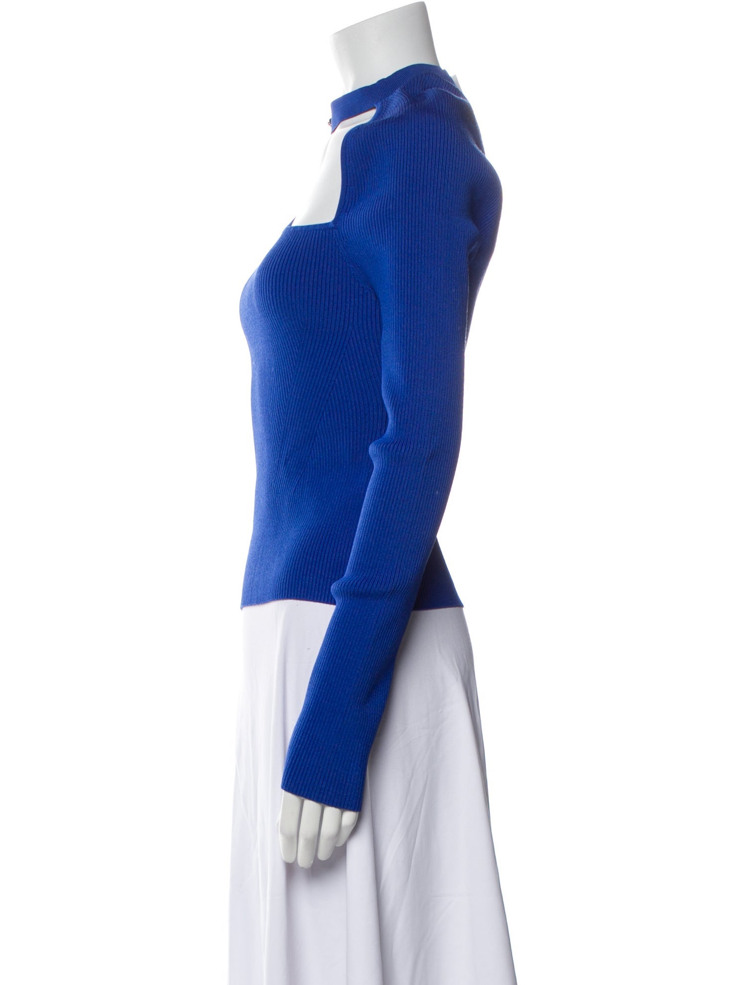 Jonathan Simkhai Striped Cowl Neck Sweater