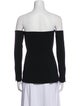 Jonathan Simkhai Off-The-Shoulder Long Sleeve Top