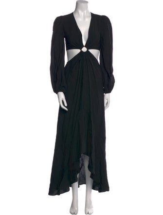 Jonathan Simkhai V-Neck Long Dress