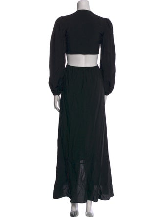 Jonathan Simkhai V-Neck Long Dress