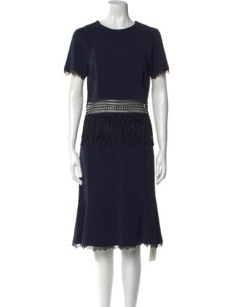 Jonathan Simkhai Crew Neck Midi Length Dress