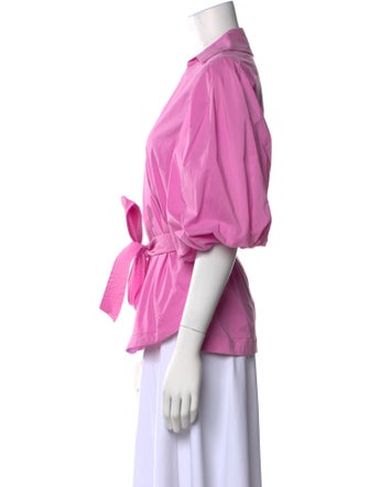 Jonathan Simkhai Three-Quarter Sleeve Blouse