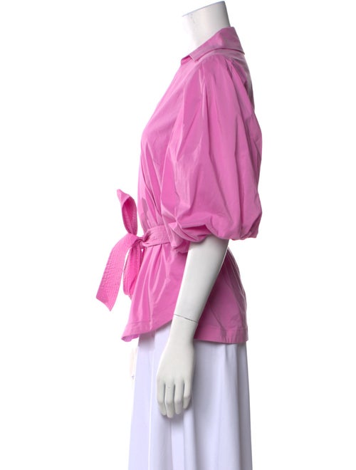 Jonathan Simkhai Three-Quarter Sleeve Blouse