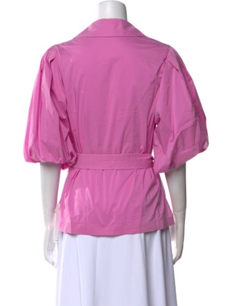 Jonathan Simkhai Three-Quarter Sleeve Blouse