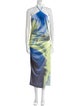 Jonathan Simkhai Printed Long Dress