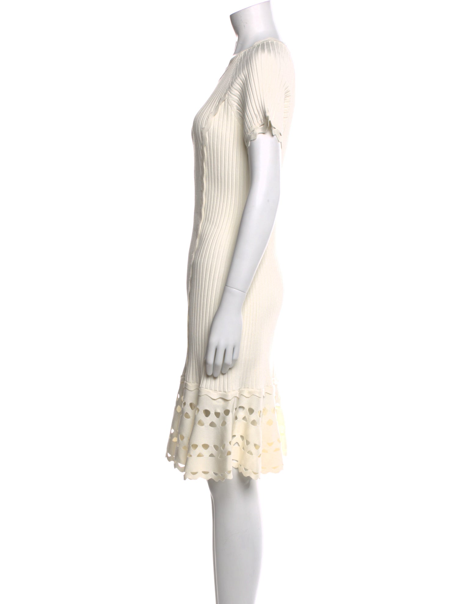 Jonathan Simkhai Crew Neck Knee-Length Dress