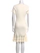 Jonathan Simkhai Crew Neck Knee-Length Dress
