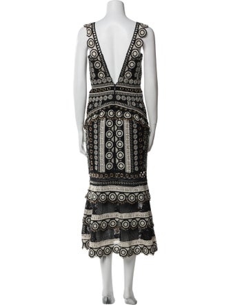 Jonathan Simkhai Lace Pattern Long Dress