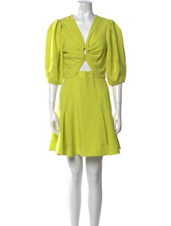 Jonathan Simkhai V-Neck Mini Dress