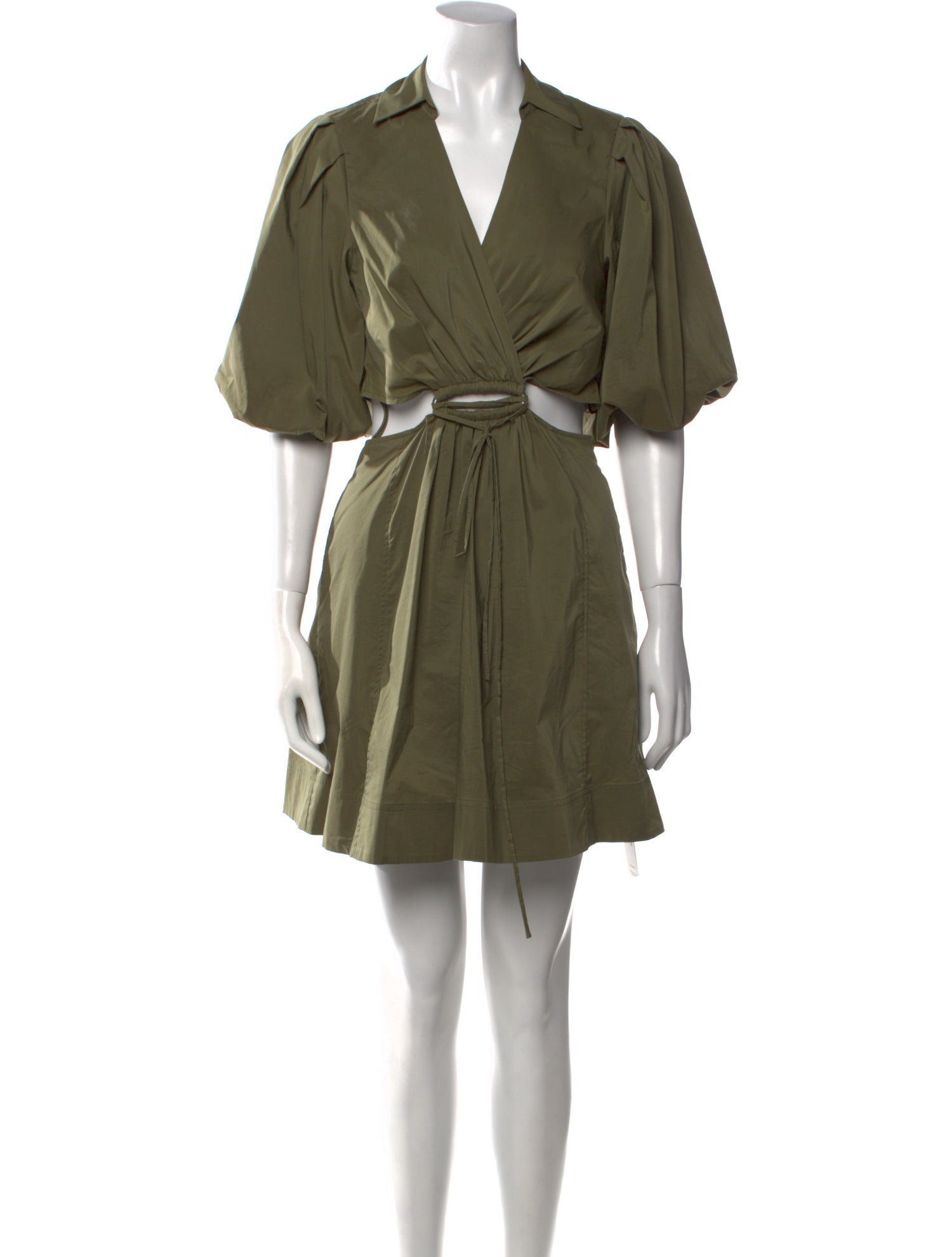 Jonathan Simkhai V-Neck Knee-Length Dress