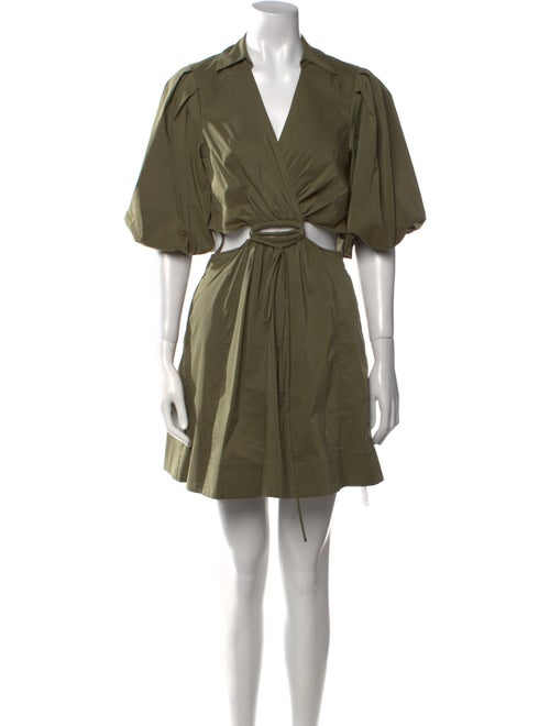 Jonathan Simkhai V-Neck Knee-Length Dress