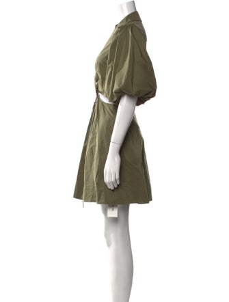 Jonathan Simkhai V-Neck Knee-Length Dress