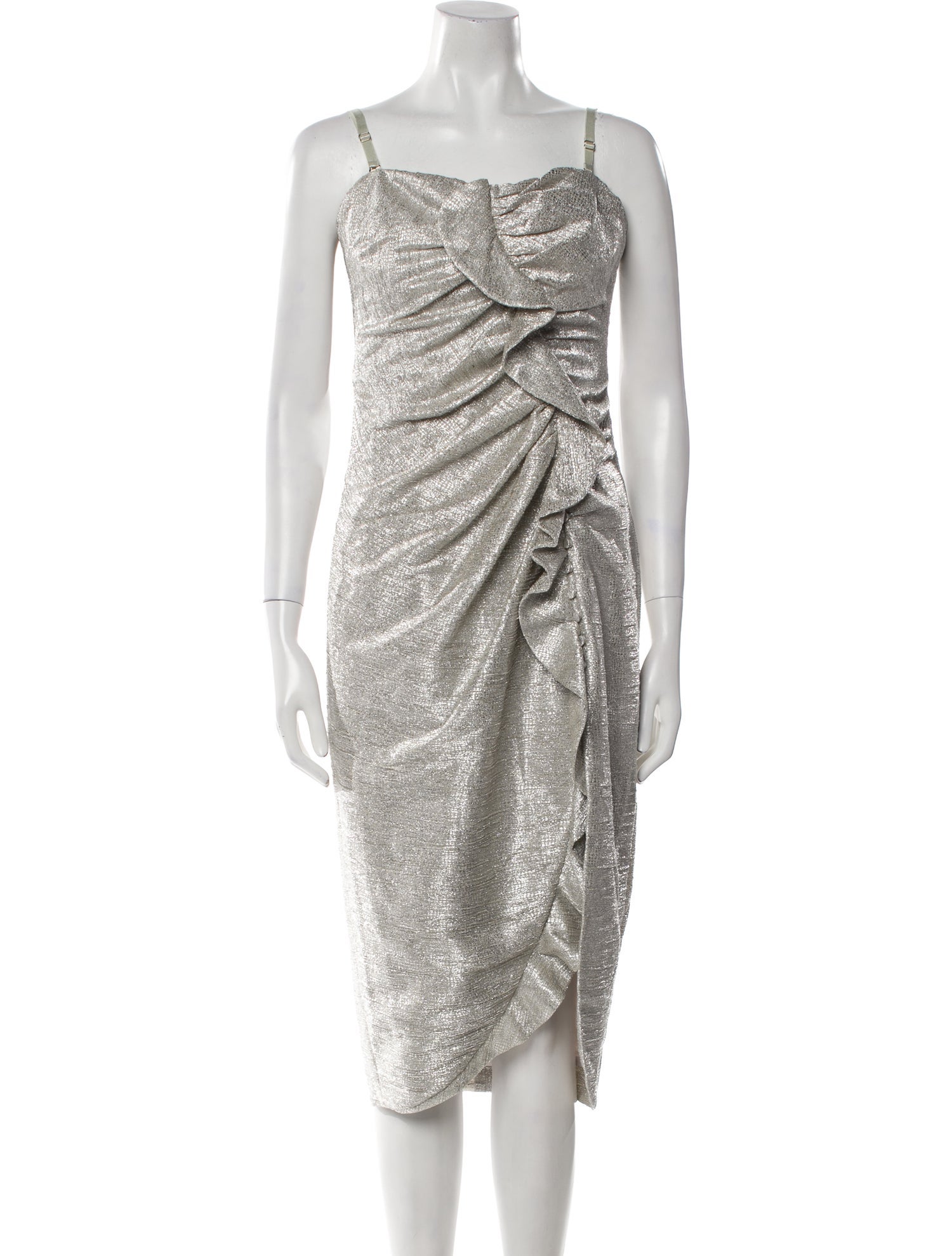 Jonathan Simkhai Square Neckline Knee-Length Dress