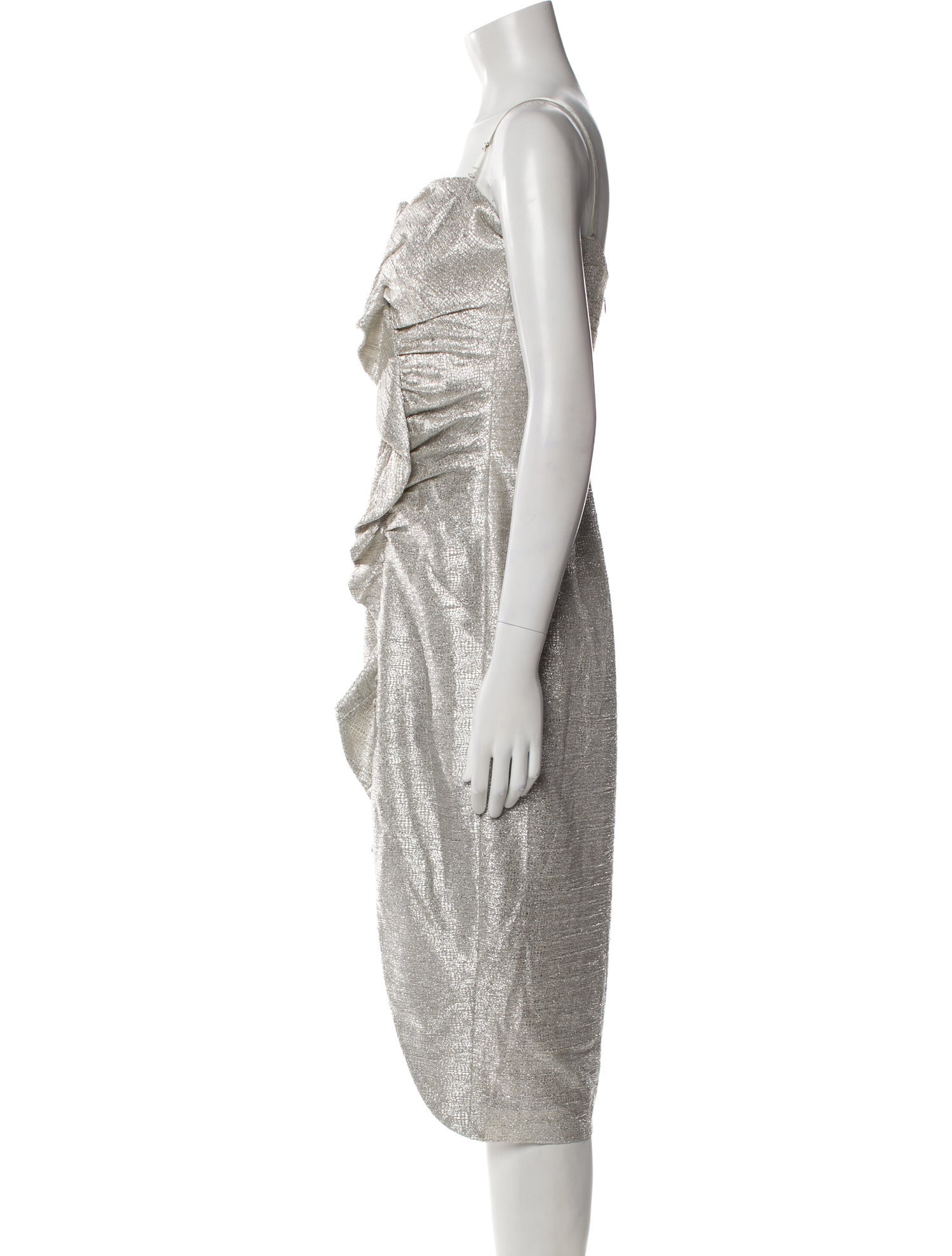 Jonathan Simkhai Square Neckline Knee-Length Dress