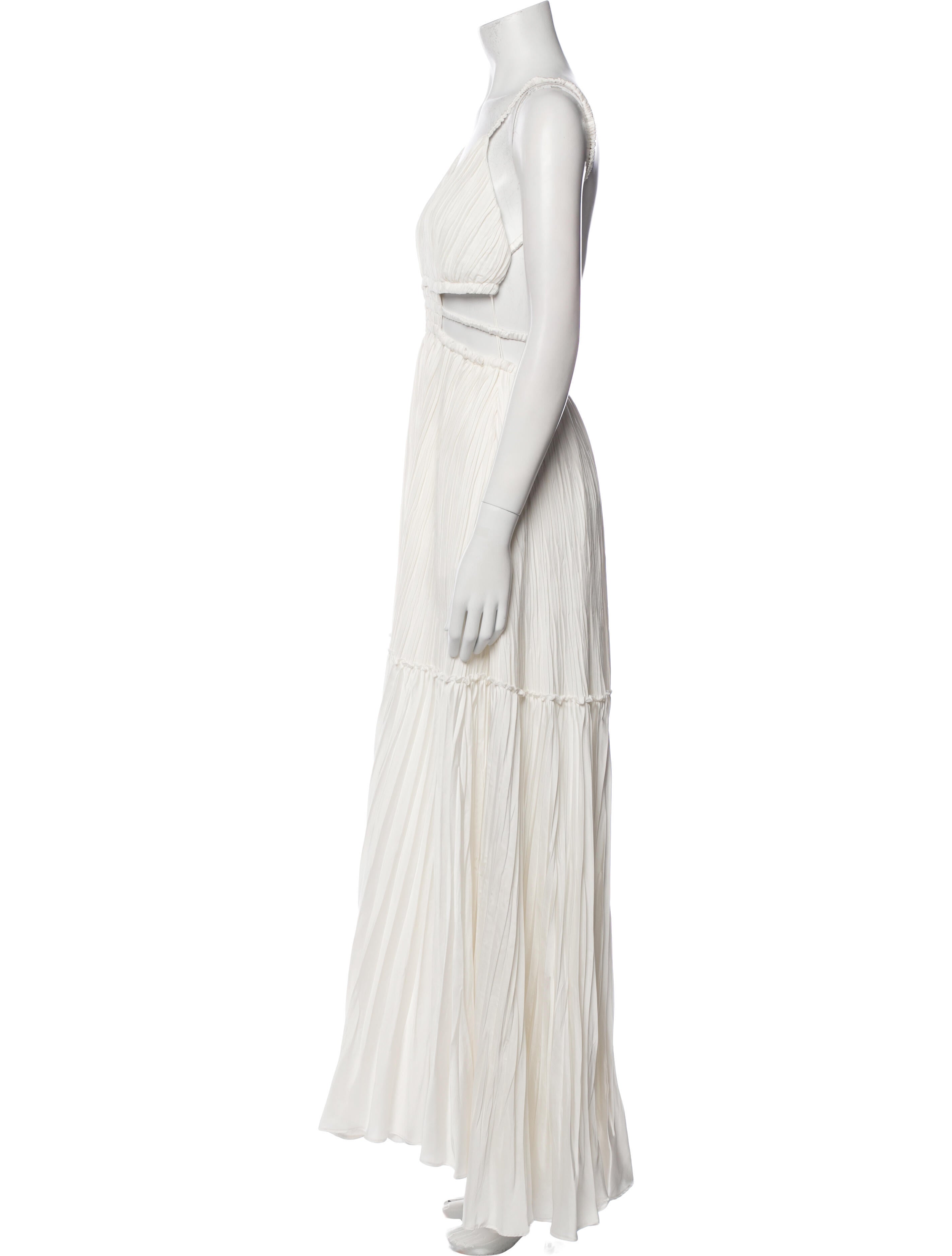 Jonathan Simkhai V-Neck Long Dress