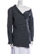Jonathan Simkhai Houndstooth Print Blazer