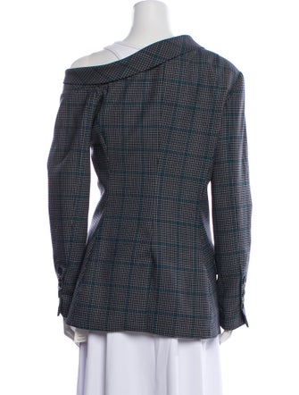 Jonathan Simkhai Houndstooth Print Blazer