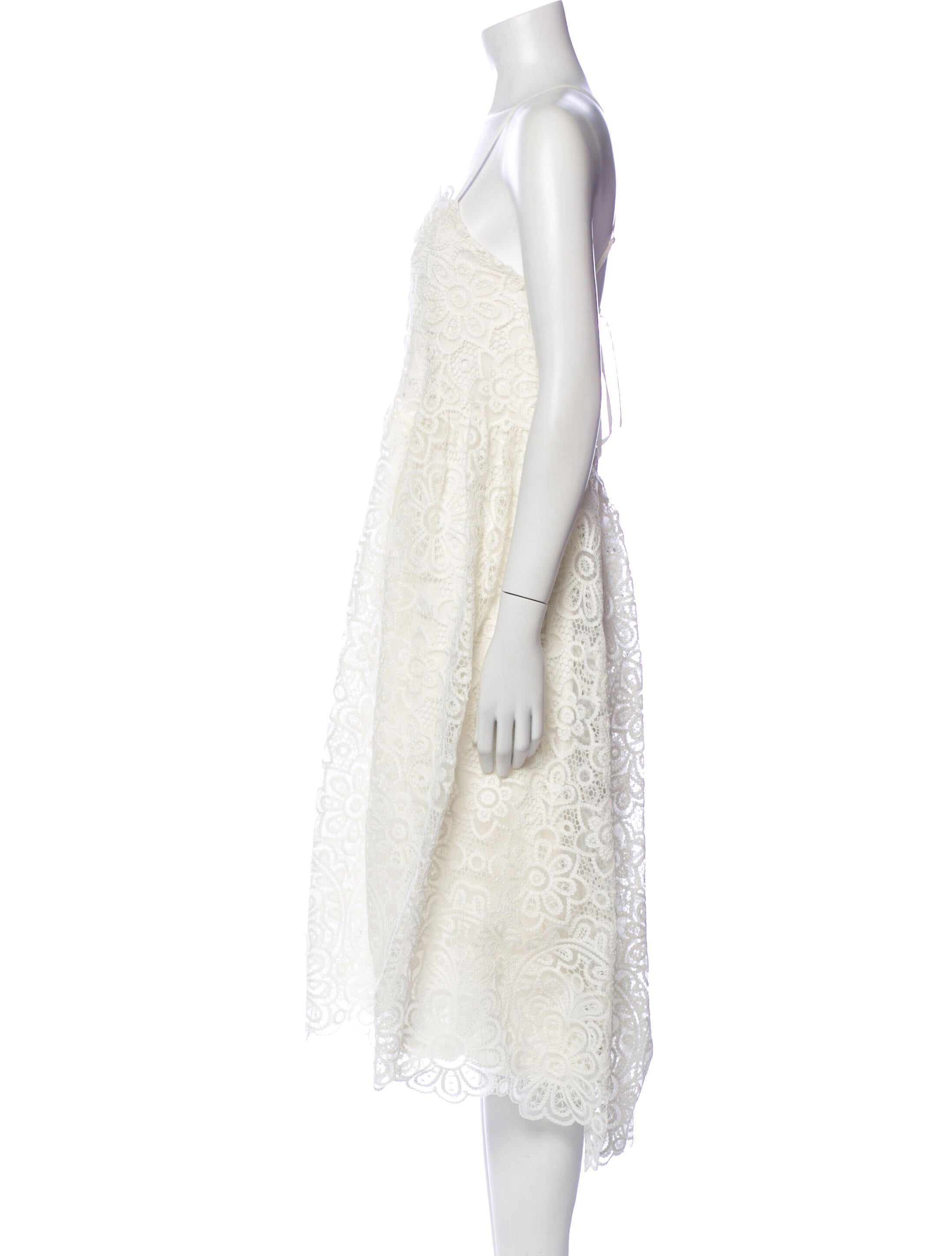 Jonathan Simkhai Square Neckline Midi Length Dress