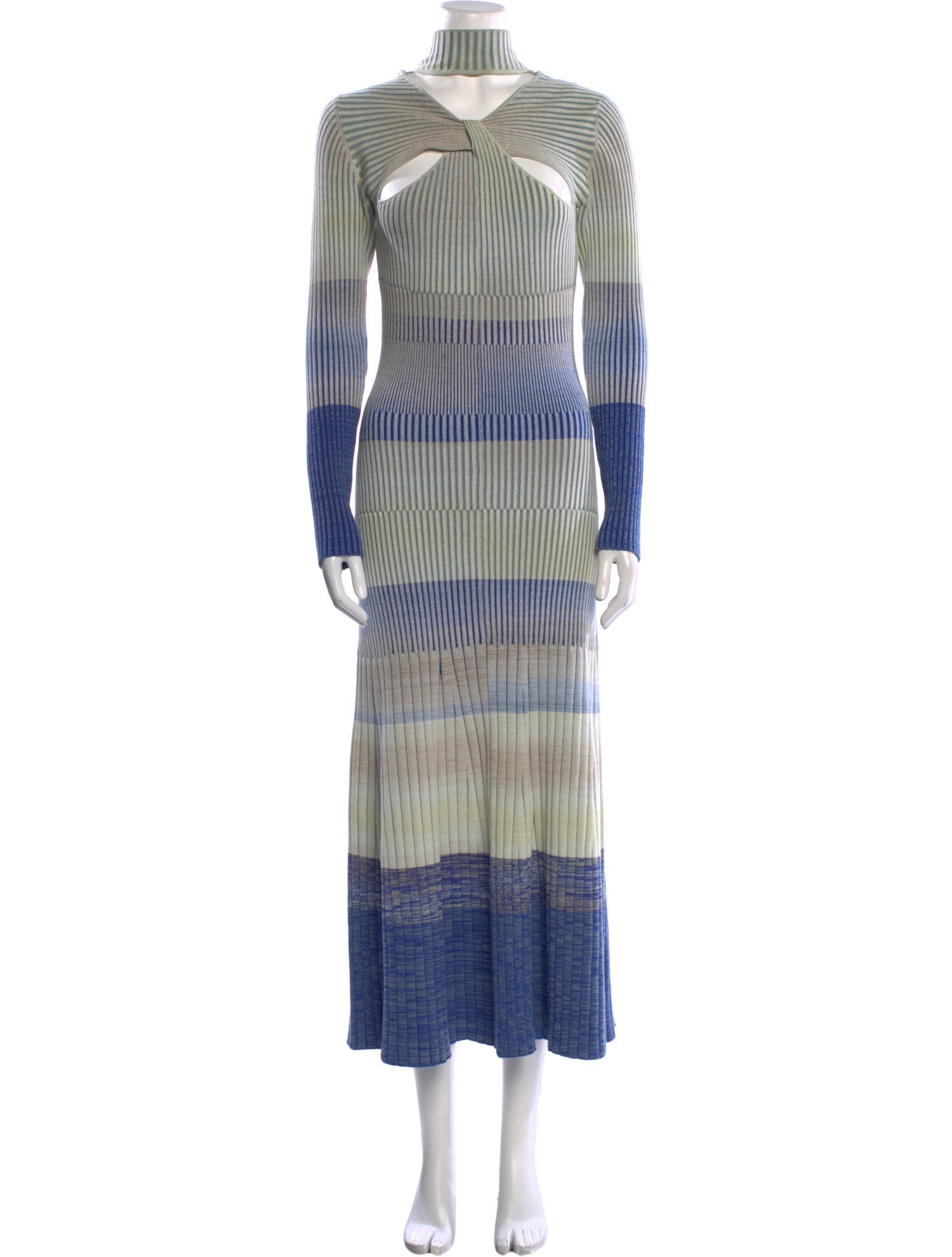 Jonathan Simkhai Striped Long Dress