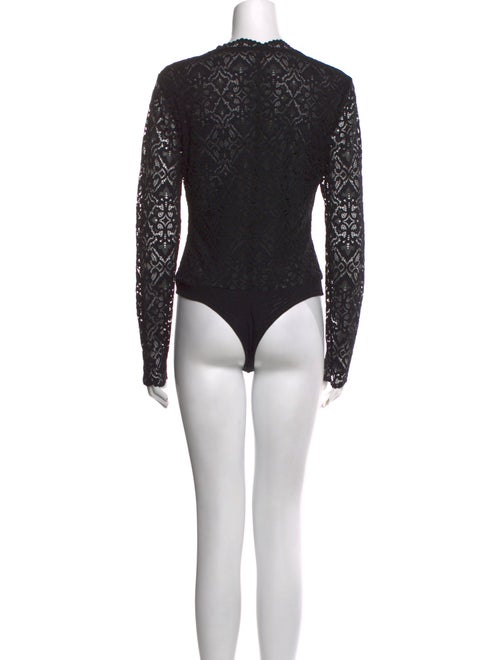 Jonathan Simkhai V-Neck Long Sleeve Bodysuit