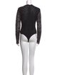 Jonathan Simkhai V-Neck Long Sleeve Bodysuit