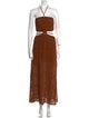 Jonathan Simkhai Halterneck Long Dress