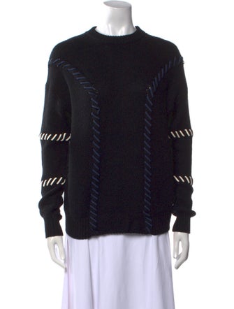 Jonathan Simkhai Merino Wool Crew Neck Sweater