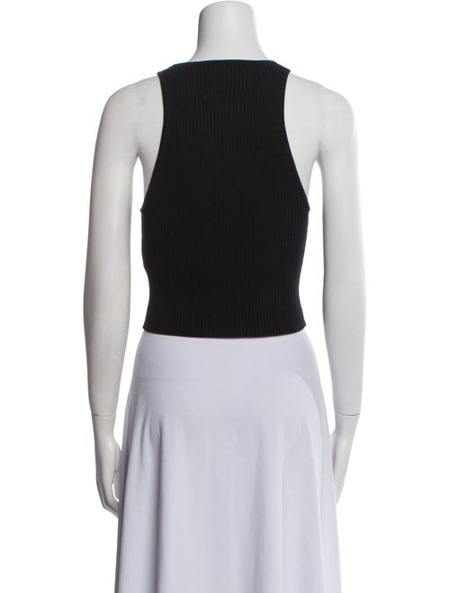 Jonathan Simkhai Scoop Neck Sleeveless Crop Top