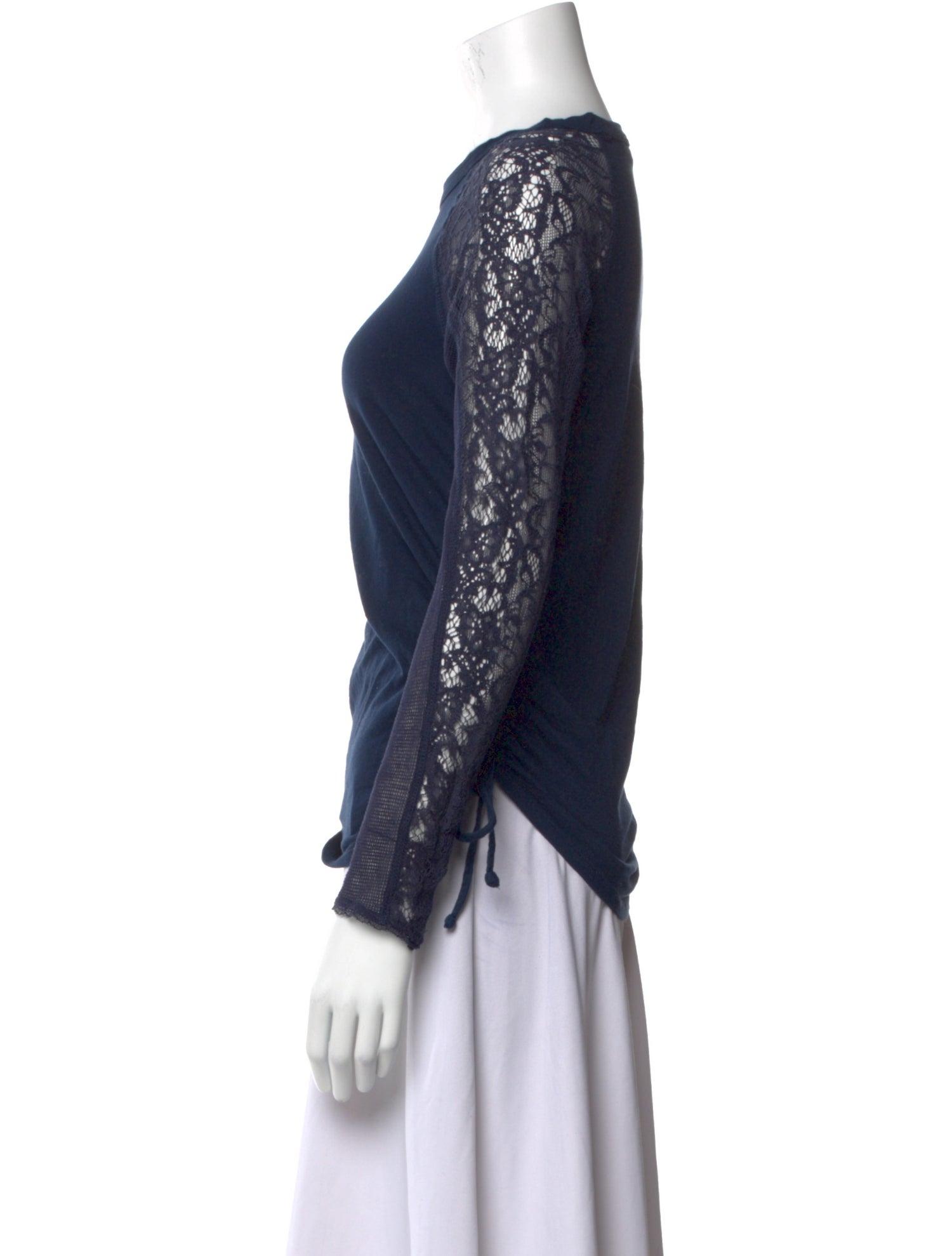 Jonathan Simkhai Scoop Neck Long Sleeve Top