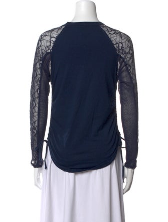 Jonathan Simkhai Scoop Neck Long Sleeve Top