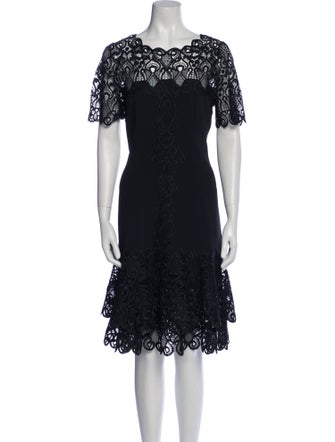 Jonathan Simkhai Lace Pattern Knee-Length Dress