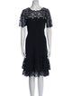 Jonathan Simkhai Lace Pattern Knee-Length Dress