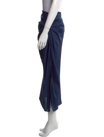 Jonathan Simkhai Pleated Accents Midi Length Skirt