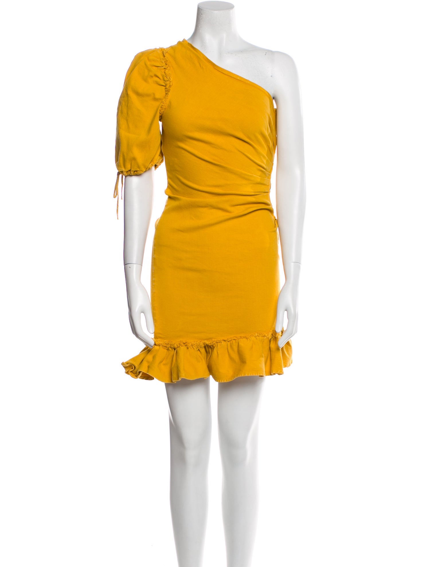 Jonathan Simkhai One-Shoulder Mini Dress