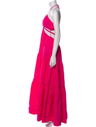 Jonathan Simkhai Halterneck Midi Length Dress